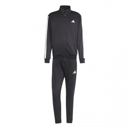Fato de Treino Adidas Fleece 3 Stripes - Preto